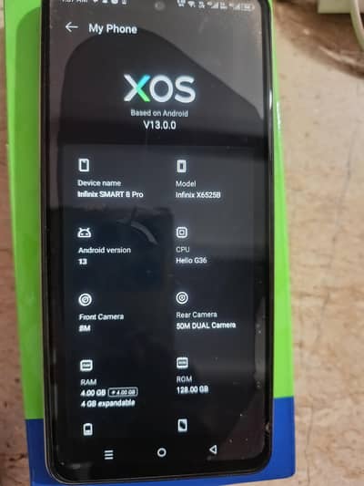 Infinix smart 8 pro 8/128