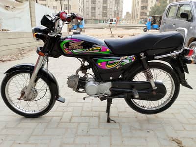 super power black colour model 2021 70cc bike for sale
