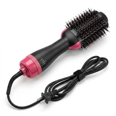 One Step Hair Dryer & Straightener Brush | 2-in-1 Hot Air Styler | New