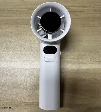 M 11 Mini Handheld Fan USB Rechargeable Digital Display 120-Speed Tu