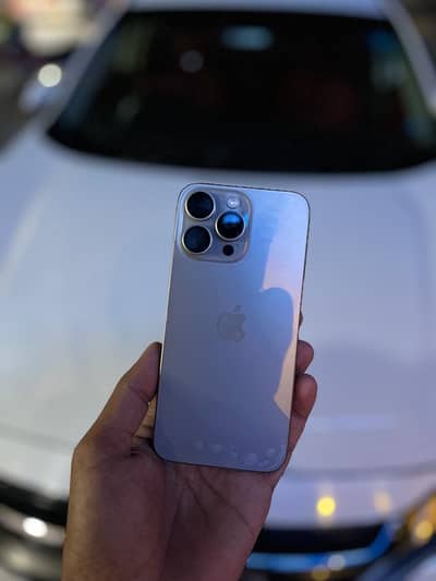 iPhone 15 Pro Max 256GB Natural Titanium 10/10 With Box JV Non-PTA