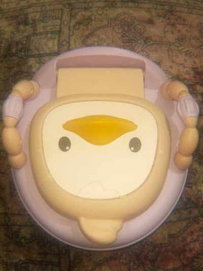 cute duck baby potty trainerseart with side handles