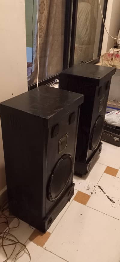 Heavy Base Sound 4 speaker | 12-Inch & 10-Inch with National amplifier
