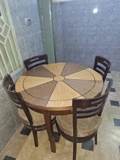 1 Table and 4 Chairs