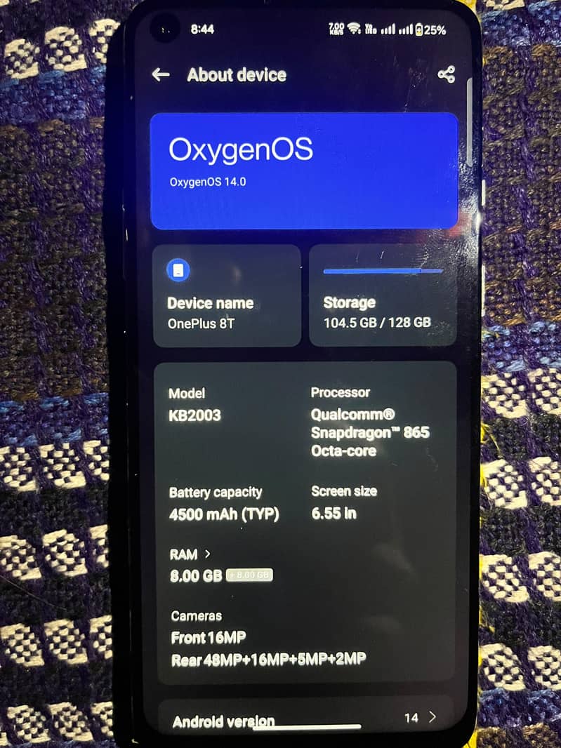 One Plus 8T 1