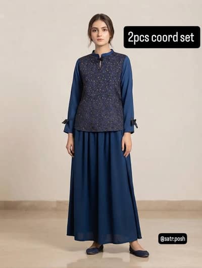 ​2pcs coord set shirt and skirt