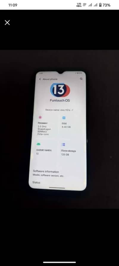 vivo y51s 8/128. no open