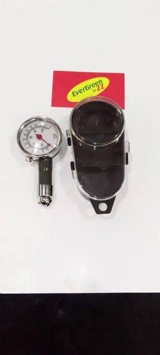 CAR UNIVERSAL TIRE GAUGE TYRE PRESSURE GAUGE HARD BOX PACKING