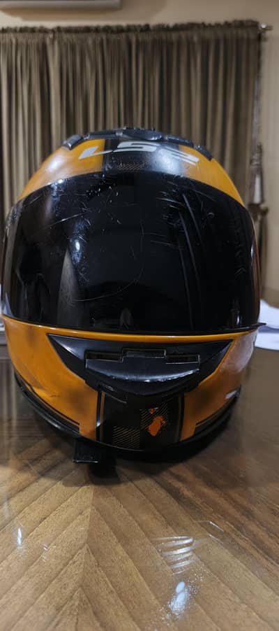 LS2 Rocky Helmet (Size L / Orange & Black)