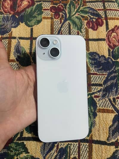 Iphone 15 128gb Jv 97% battery Health Ice Blue Colour brand new