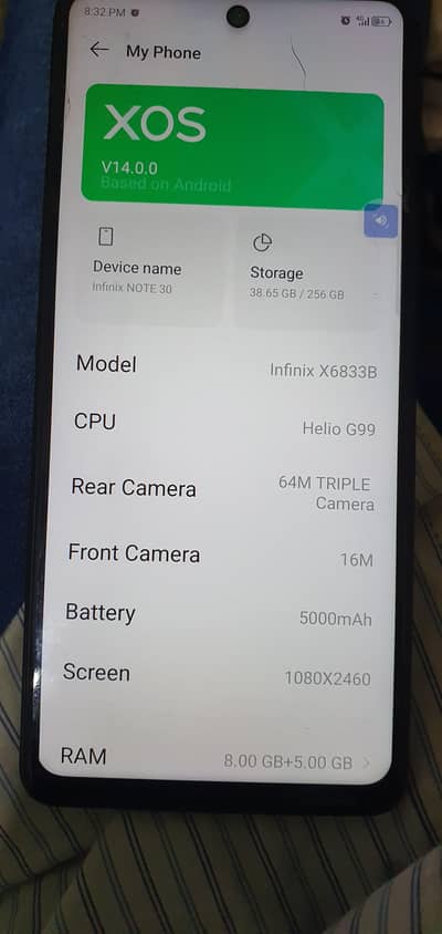 Infinix Note 30 16gb 256gb