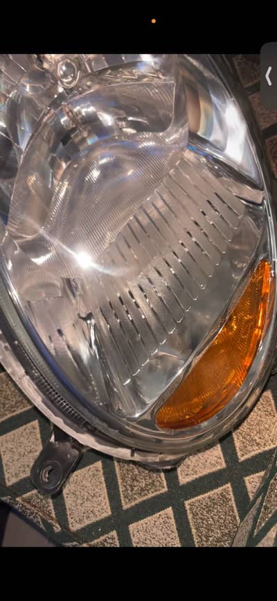 Nissan march headlights new version