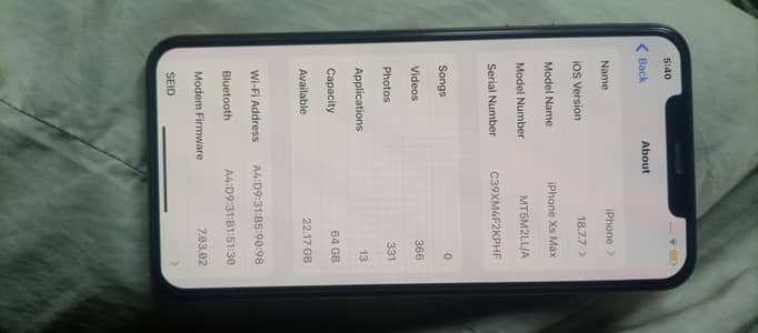 Apple iPhone XS Max
