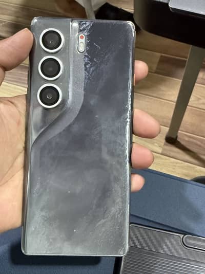 Tecno Camon 40 Pro – Black | 8GB + 8GB Extended RAM | 256GB