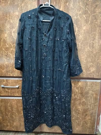Black net festive cloth