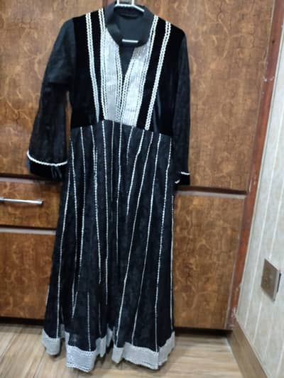 Black anarkali frok