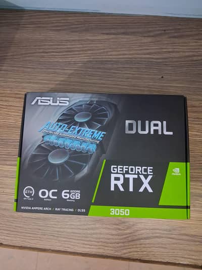 RTX 3050 (6GB) BRAND NEW ||| ASUS DUAL FAN