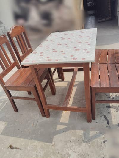 Chair and table set