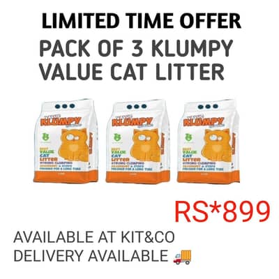 Klumpy value cat litter