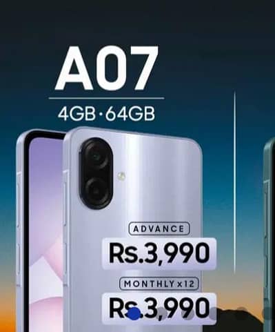 Samsung a07| Available on installment