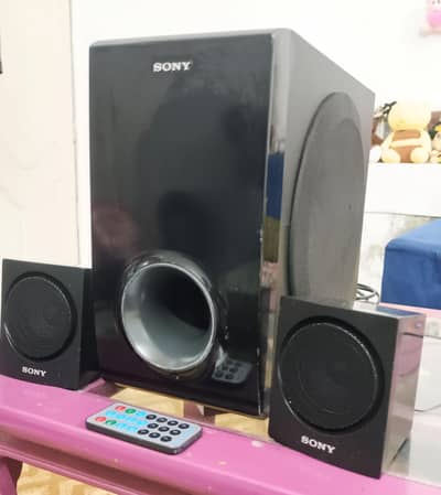 Sony 2.1 audio music home theater active subwoofer deck system
