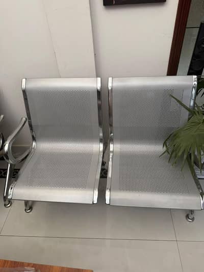 Stainless Steel Waiting Bench
