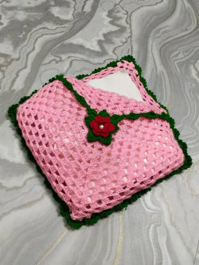 Handmade tissue box