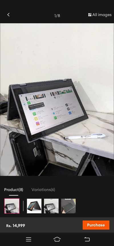 Lenovo 300e touch 360 rotatable play store spotted