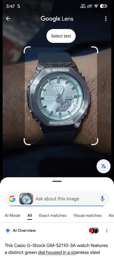 Casio G shock watch