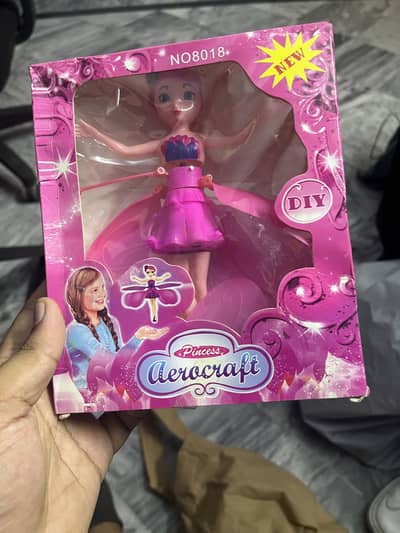 Magic flying fairy princess Doll with hand sensor flying dancing doll