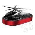 CAR HELICOPTER SOLAR AIR FRESHENER ROTATION ZINC ALLOY CAR PERFUME DIFFUSER ORNAMENT FOR VEHICLES AVAILABLE IN SILVER BLACK BLUE RED