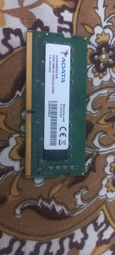 8GB DDR4 Laptop RAM 2666MHz (ADATA Original) - Pull Out