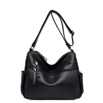 black women's shoulder messenger bag