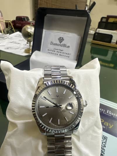 Brand New Diamond Blue Original Watch – Unused
