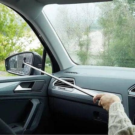 Portable Car Side Mirror Wiper – Extendable Rear View Mirror Cleaner (1 Piece)