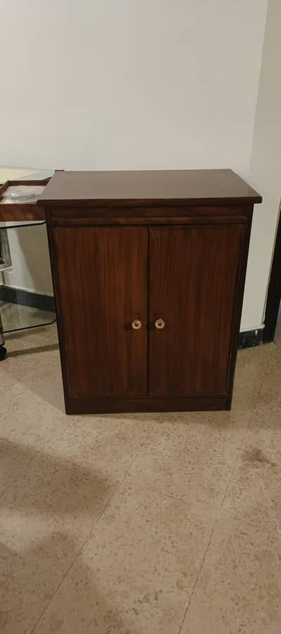 Table with cabinets