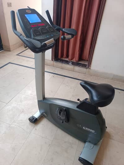 Johnson C8000 Upright Exercise Bike / Gym Fitness Machine