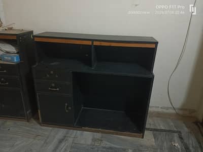 2 Computer Tables / Office Desks with Storage – Good Condition