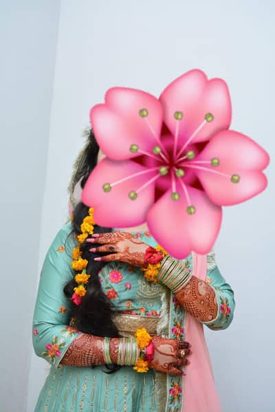 mehndi dress bridal