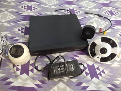 Dahua DVR 16Channel 1tb with 3 camera