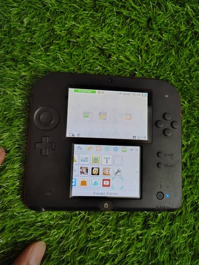 Nintendo 2DS W/ Games Charging Cable Stylus Modded