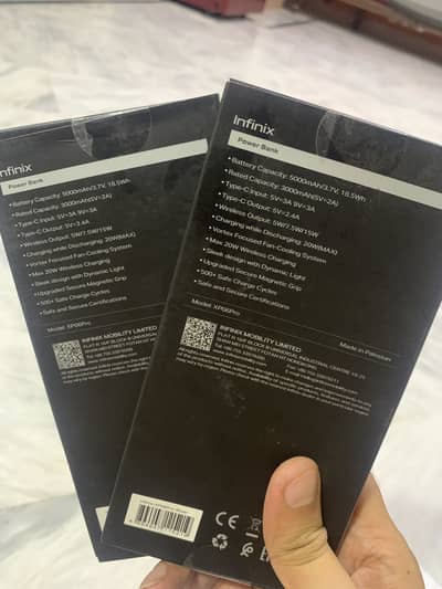 Infinix note 60 pro power banks 2 pieces
