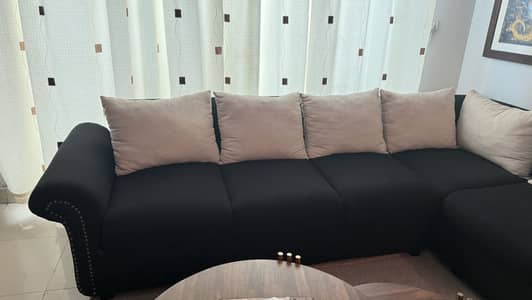 L shape sofa set