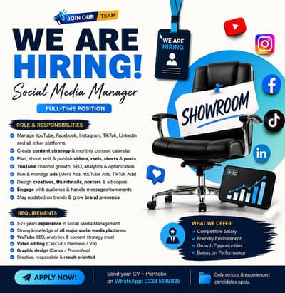 Need a Social Media Manager