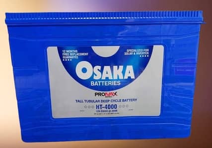 Osaka 9 plates 330ah 12 volt
