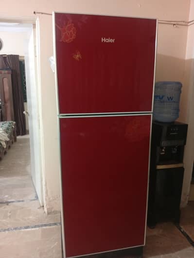 Haier Glass Door 18 cuft Refrigerator for sale 10/10