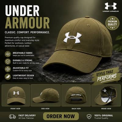 Under Armour Style Premium Cap – High-Quality Men’s Cap