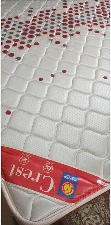 Double bed spring mattress. .