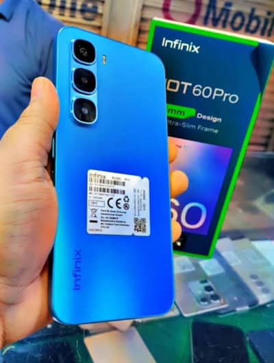 Infinix Hot 60 pro 8/128 storage.