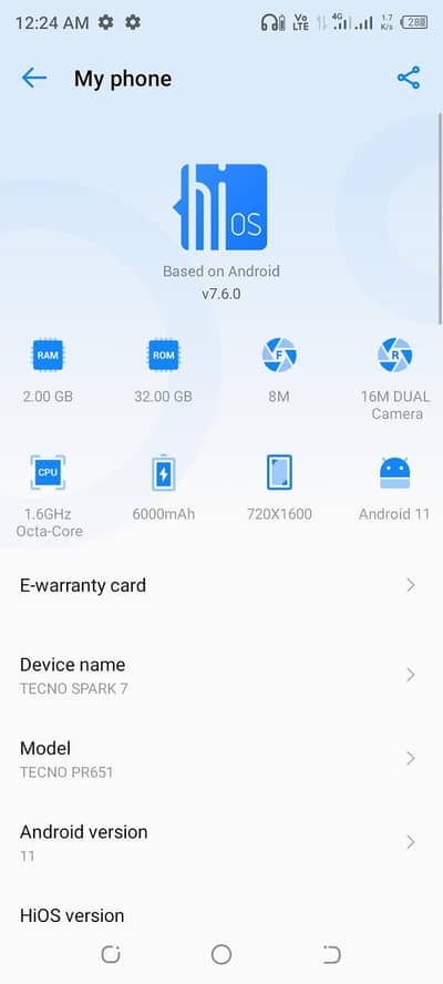 Tecno Spark 7 exchange 6000 better vip